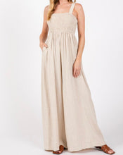 Load image into Gallery viewer, The Jasper Jumpsuit in Oatmeal
