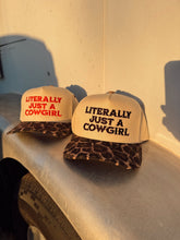 Load image into Gallery viewer, The Just a Cowgirl Baseball Cap in Black
