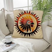 Load image into Gallery viewer, Native Sun Throw Pillow Case Made in America
