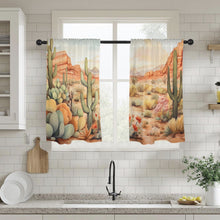 Load image into Gallery viewer, Watercolor Desert Curtains 28"x40" (2-Piece) Made in America
