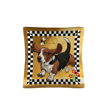 Load image into Gallery viewer, Basset Hound Throw Pillow Case Made in America
