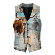Load image into Gallery viewer, Vintage Western Collage Men's Vest
