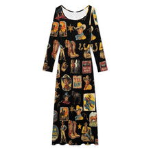 Load image into Gallery viewer, Baha Ranch Vintage Cowboy Collage Western Jumpsuit
