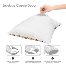 Load image into Gallery viewer, Cream Aztec Velvet Soft Throw PIllow Case Made in America
