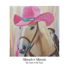 Load image into Gallery viewer, Baha Ranch Cowgirl Horse Velvety Soft Throw Pillow Case Made in America
