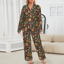 Load image into Gallery viewer, Colores De Mexico - Mexican Culture Satin Pajamas
