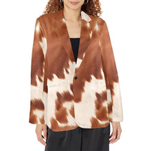 Load image into Gallery viewer, Cowhide Print blazer
