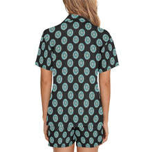 Load image into Gallery viewer, Turquoise Concho Women&#39;s Western Pajama Set
