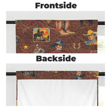 Load image into Gallery viewer, Vintage Cowboy Collage Western Curtains 28&quot; x 40&quot; Made in America
