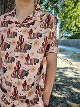 Load image into Gallery viewer, Desert Bison Men&#39;s Western Camp Shirt
