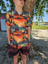Load image into Gallery viewer, Retro Desert Men&#39;s Western Camp Shirt
