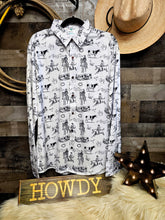 Load image into Gallery viewer, Ranch Life Unisex Western Button Up Shirt
