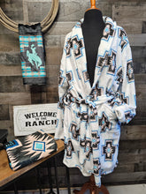 Load image into Gallery viewer, Southwestern Cross Women&#39;s Western Bath Robe

