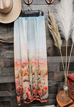 Load image into Gallery viewer, Watercolor Desert Beach Maxi Skirt

