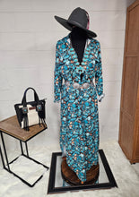 Load image into Gallery viewer, All Turquoise Long Duster Dress
