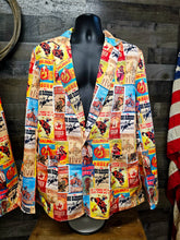 Load image into Gallery viewer, Men&#39;s Vintage Rodeo Poster Blazer
