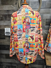 Load image into Gallery viewer, Women&#39;s Vintage Rodeo Poster Blazer
