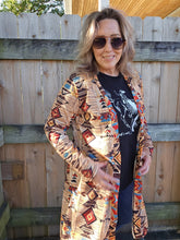 Load image into Gallery viewer, Sahara Aztec Lightweight Cardigan
