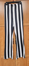 Load image into Gallery viewer, Beetlejuice Striped Flare Pants
