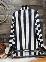 Load image into Gallery viewer, BeetleJuice Prison Stripe Blazer Women's
