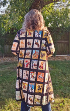 Load image into Gallery viewer, Vintage Cowboy Collage Western Lightweight Cardigan
