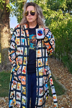 Load image into Gallery viewer, Vintage Cowboy Collage Western Robe
