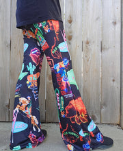 Load image into Gallery viewer, Neon Vegas Flare Pants
