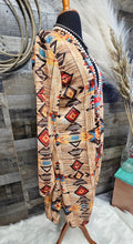 Load image into Gallery viewer, Sahara Aztec Lightweight Cardigan
