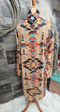 Load image into Gallery viewer, Sahara Aztec Lightweight Cardigan

