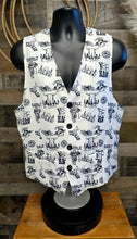 Load image into Gallery viewer, Cowboy Print Men's Western Vest

