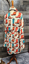 Load image into Gallery viewer, Got My Boots Western Bath Robe
