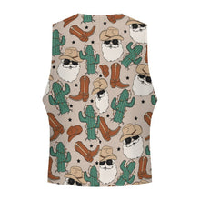 Load image into Gallery viewer, Cool Santa Men's Western Vest
