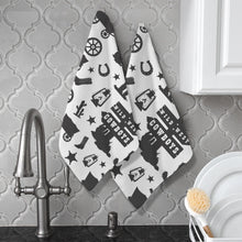 Load image into Gallery viewer, Wild West Cowboys Set of 2 Dish Towels Made in America
