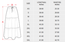 Load image into Gallery viewer, San Angelo Aztec Tiered Prairie Maxi Skirt
