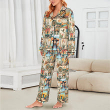 Load image into Gallery viewer, Colores de Mexico Pictures of the Southwest Satin Pajamas
