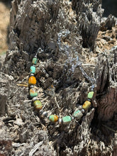 Load image into Gallery viewer, Sterling Silver Sage Canyon Stone Beaded Chain Necklace
