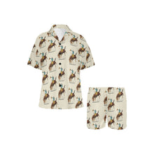 Load image into Gallery viewer, Vintage Rodeo Cowboy Women's Western Pajama Set

