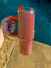 Load image into Gallery viewer, Solid Rhinestone Tumblers
