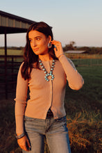 Load image into Gallery viewer, Chelsea Cardigan in Khaki-LARGE

