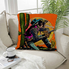 Load image into Gallery viewer, Wild West Cowboy Throw Pillow Case
