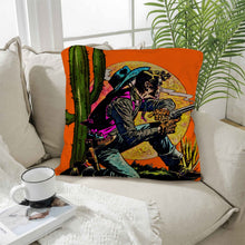 Load image into Gallery viewer, Wild West Cowboy Throw Pillow Case
