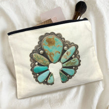 Load image into Gallery viewer, Baha Ranch Turquoise Naja Cosmetic Bag Pack of 5 Made in America

