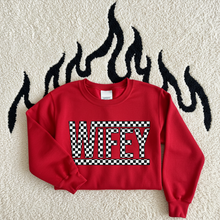 Load image into Gallery viewer, Mama/Wifey checkered w/sleeve or without Red - Multiple Styles/Design
