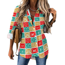 Load image into Gallery viewer, Baha Ranch Colores De Mexico Picado Mexican Button Up Blouse
