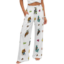 Load image into Gallery viewer, Baha Ranch The Last Roundup Rodeo High Waisted Wide Leg Pants
