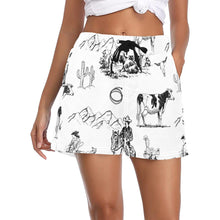 Load image into Gallery viewer, Women&#39;s Ranch Life Beach Board Shorts

