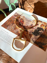 Load image into Gallery viewer, The Mason Large Equestrian Bit Necklace {GOLD + SILVER}
