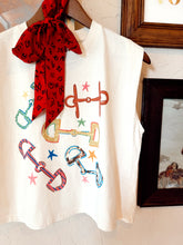 Load image into Gallery viewer, The Bold Horse Bit Muscle Tee
