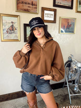 Load image into Gallery viewer, Piper Sweatshirt in Brown-SMALL
