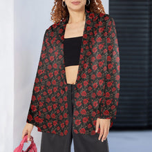 Load image into Gallery viewer, Colores De Mexico Red Rose Blazer
